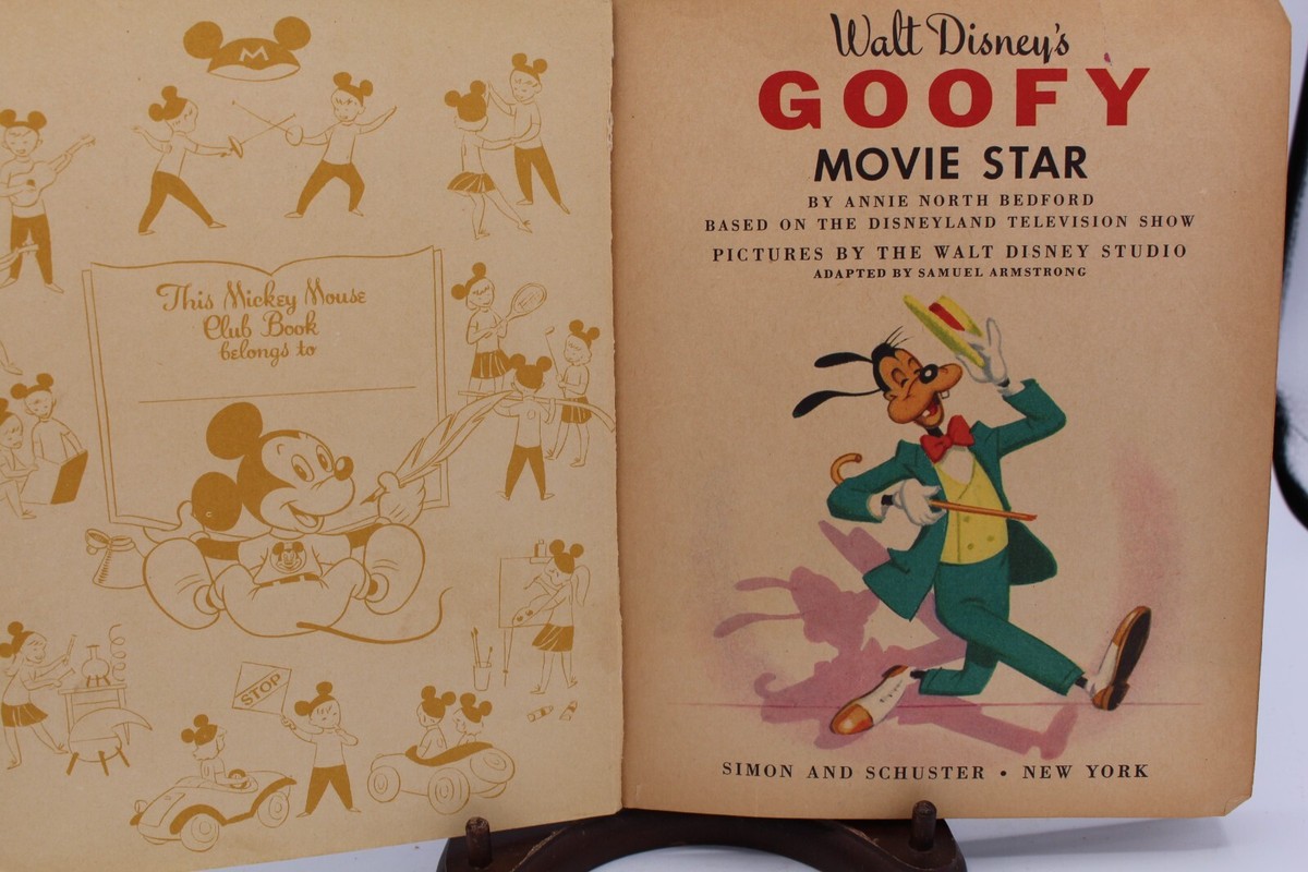 Walt Disney's Goofy Movie Star - A Mickey Mouse Club Book