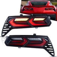 VLAND Led Taillights for Chevrolet corvette C7 2014-19 Rear W/Sequential Signals