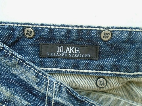 Affliction Blake Relaxed Straight Blue Jeans Pants Men's Size 32 - Picture 5 of 6