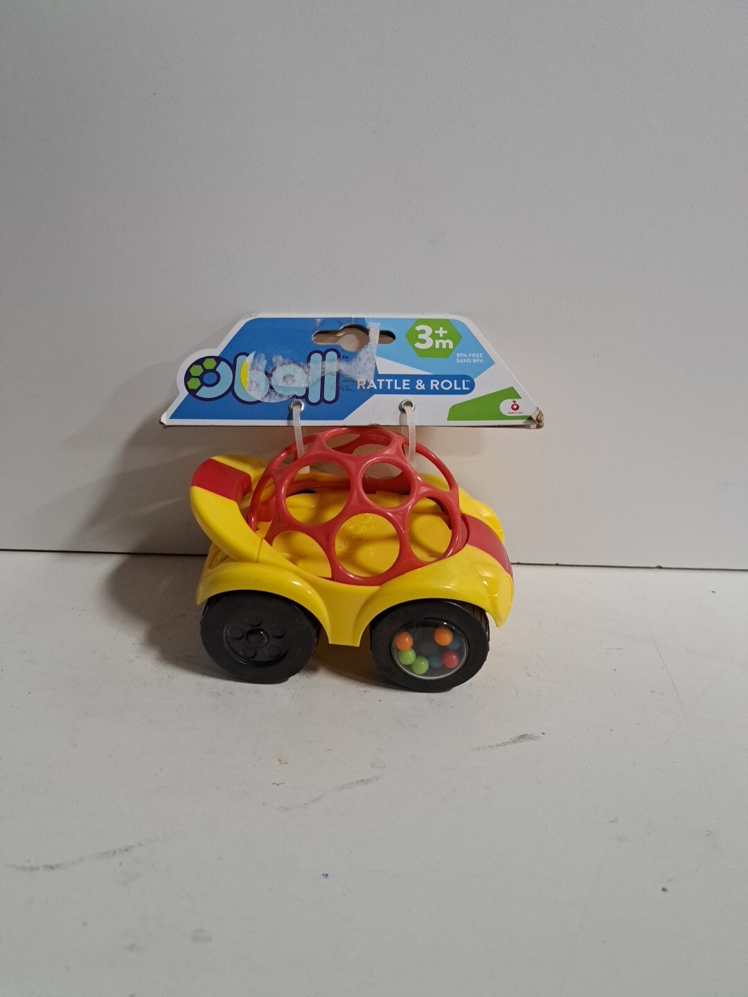 Oball Rattle & Roll Car - Red, by Kids II - Grasp & Roll - For 3 ...