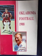 1988 Oklahoma Sooners Football Media Guide Barry Switzer 