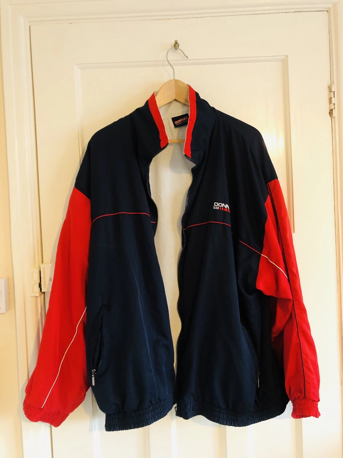Donnay International Navy Blue With Red Trimmings and Sleeves / XL / Wavey