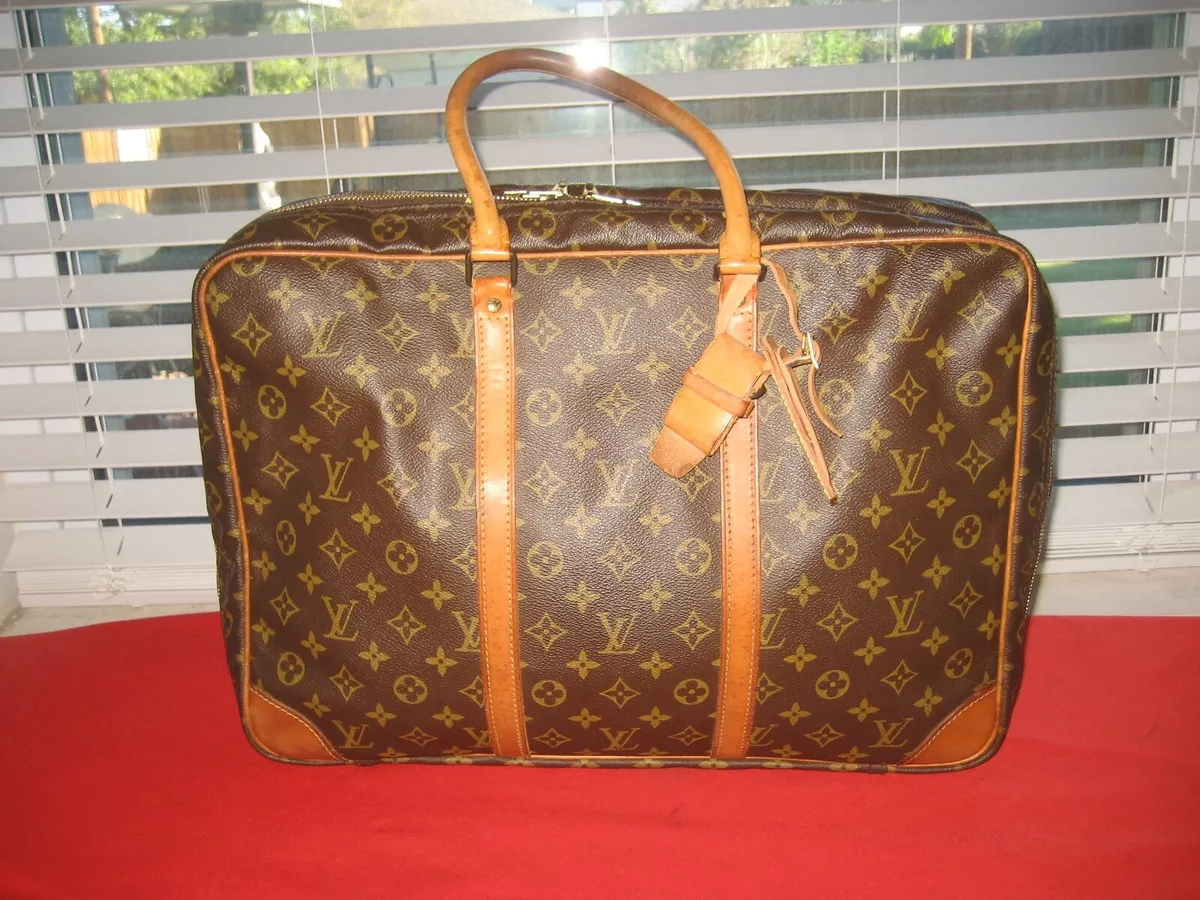 Vintage Louis Vuitton Sirius 45 Brown LV Monogram BEAUTIFUL Travel Bag