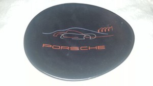 Very early 1950s Porsche 356 Ulmer Keramik Plate Ceramic Pottery Dealer