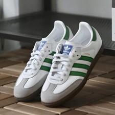 Adidas Original Samba OG Men  s Athletic Shoe White Sneaker Trainer Footwear 024