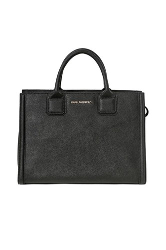 Karl Lagerfeld Black K/Klassic Faux Leather Tote Bag Preloved - Picture 4 of 4