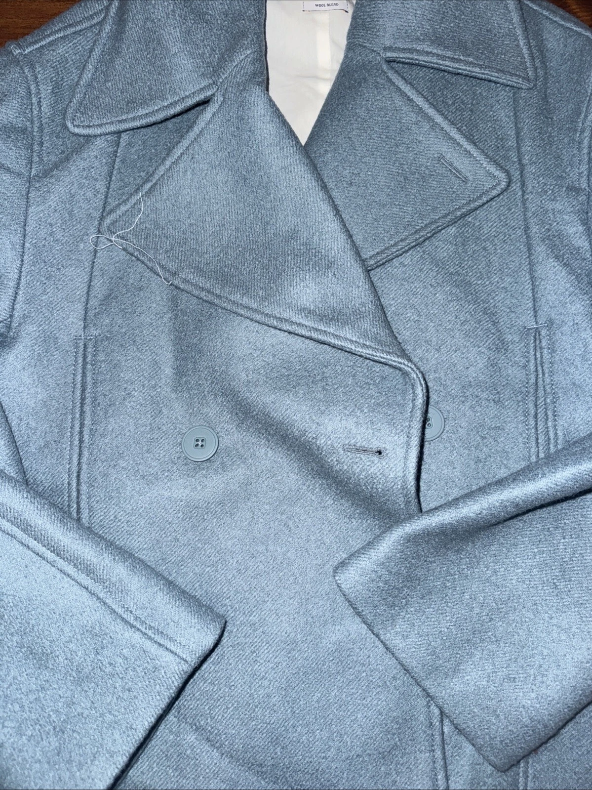 ZARA MEN Rare Sold Out Bloggers Double Coat 9621/304 MEDIUM M $350 - product detail image 3