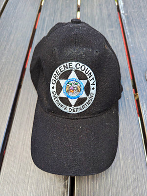 Greene County Sheriff Department G.C.S.D. Black Adjustable Baseball Cap Hat