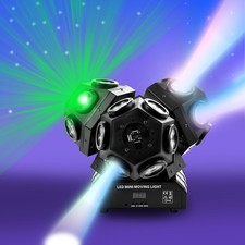 200W LED Moving Head Light RGBW Gobo Beam Stage Lighting DJ Disco Show DMX