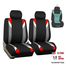 Fb033102 Premium Modernistic Seat Coversblack With Gift- Fit Most Car Red Fb033102 Premium Modernistic Seat Coversblack With Gift- Fit Most Car Red