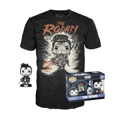 Funko Pop! & T-Shirt (Large): Disney Star Wars Visions - The Ronin (Spe. T-Shirt NEU