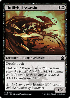 Thrill-Kill Assassin #94 (Foil) (LP) Ravnica Remastered RVR Magic MTG