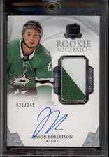2020-21 The Cup Jason Robertson Rookie Patch Auto True RPA Jersey # 21/249 1/1
