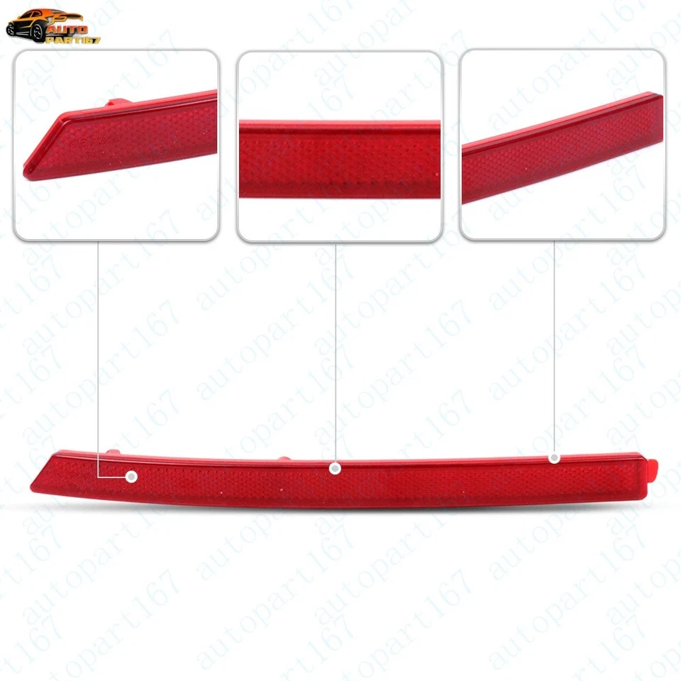 Left For SEAT Ibiza FR 2012 2013 2014 2015 2016 2017 Rear Bumper Reflector - Image 4 of 4