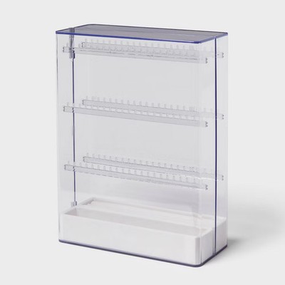 Folding Acrylic Accessory Organizer - Brightroom: Clear Jewelry Storage Necklace