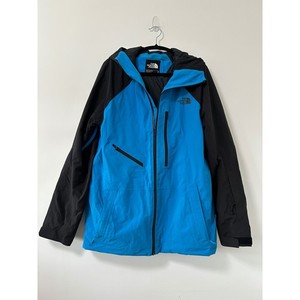 The North Face Gore Tex PowderFloSki Snowboard Jacket Blue Men Medium Waterproof