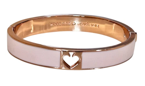 Bracciale Kate Spade Hole Punch Smalto Rosa Chiaro Placcato Oro Rosa