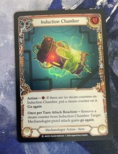 Flesh and Blood Tcg- Induction Chamber- Arcane Rising Unlimited- Super Rare Holo