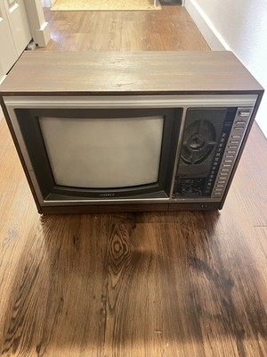 Sony KV-1217 Trinitron 12  Color CRT TV Vintage 1981 Japan VHF UHF Gaming Tested
