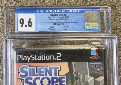 Silent Scope (Sony PlayStation 2, 2000) PS2 CGC Graded 9.6 A+ Not Wata Or VGA