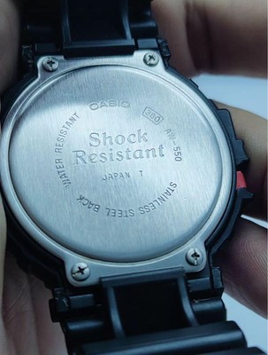 CASIO G-SHOCK AW-550-7E Vintage 1992 White Dial Quartz Watch Rare