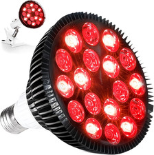 Lifepro Red Light Therapy Lamp - Infraglow Infrared Red Light Therapy Bulb with