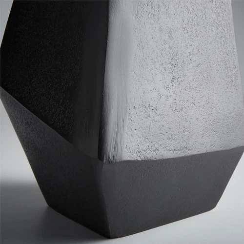 Vase CYAN DESIGN OCTAVE Large Graphite Aluminum - Picture 3 of 3