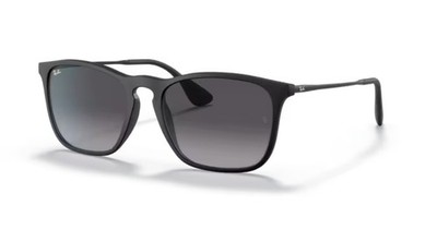 Ray Ban 4187 Chris - 54 622/8G - Sonnenbrille - Schwarz gummiert/Grau getönt