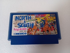 FC Famicom NORTH & SOUTH Exciting Civil War Box and manual Operation confirmed