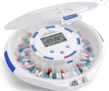 LiveFine Automatic Pill Dispenser with 28-Day Electronic Medication Organizer, 6