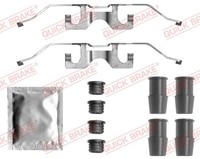 Quick Brake ZubehöRsatz Scheibenbremsbelag 109-0044 FüR Ford Fiesta CB1 Focus 6