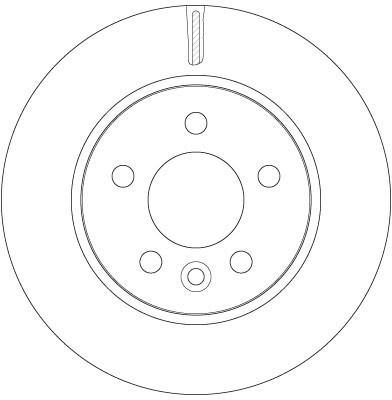 2Er Set Bremsscheiben TRW Automotive DF6482 VW 2H0 615 301 A 2H0 615 301 D-image