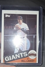 1985 Topps - Bill Laskey #331 (OC) On Card Auto