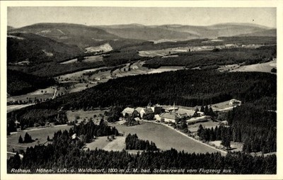 Ak Rothaus Grafenhausen im Schwarzwald, Luftaufnahme von ... - 11512423