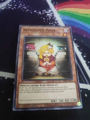 Yugioh! Apprentice Piper - STAS-EN011 - Common - 1st Edition Near Mint, English