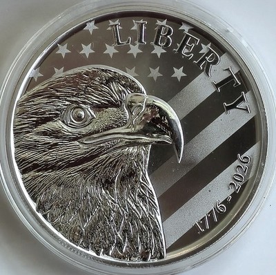 250th Anniversary (1776-2026) American Eagle 10 oz Silver Round by