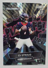 2023 Wild Card Alumination Comix Black Label 01/07 CJ Stroud Playoffs V2 Rookie