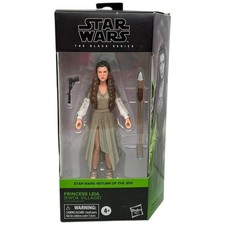 Star Wars Black Series Princess Leia Ewok Village Complete 6   Figure Hasbro
