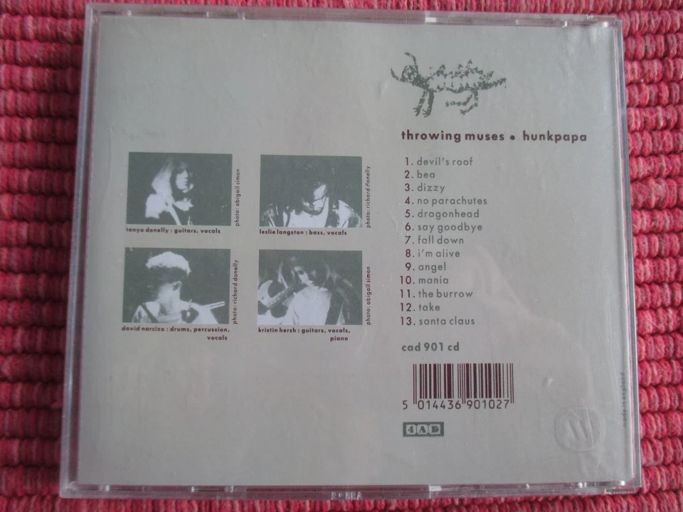 THROWING MUSES - Hunkpapa - CD UK 1989 - Bild 2 von 3