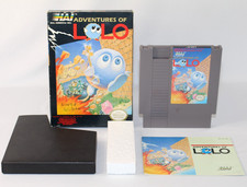 Adventures of Lolo NES Nintendo Complete CIB! Authentic! Good Condition! Rare!