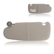 Grey Left Driver Side Sun Visor Without Sunroof Compatible with Dodge Vehicle...