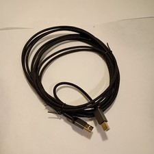 15FT USB Printer Cable, Nylon Braided High Speed USB 2.0 Type A to B Scanner Cor