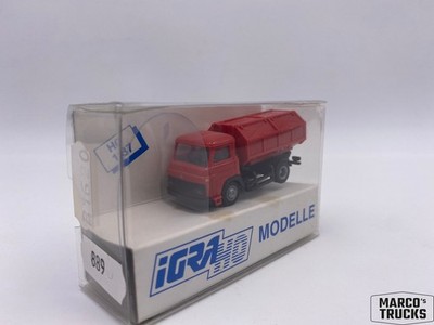 Igra Avia A31 Garbage truck Müllfahrzeug red No. 889 1:87 /IB80