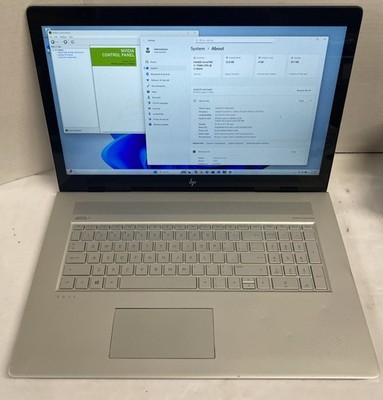 HP ENVY 17 Laptop i7-7500U 12GB RAM 500GB SSD Touch NVIDIA 940MX Win11 Pro