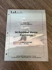 VINTAGE 1994 RAYTHEON MARINE ELECTRONICS BOAT BROCHURE CATALOG