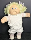 1984 Cabbage Patch Girl Lemon Double Pony Hair Blue Eyes Single Tooth HM #5 KT