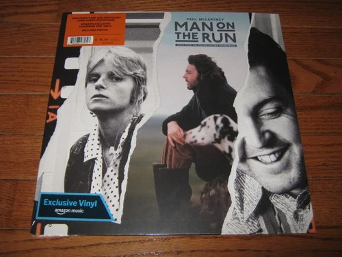 PAUL McCARTNEY-Man On The Run Soundtrack LP NEW! Tangerine Peel Vinyl w/Poster