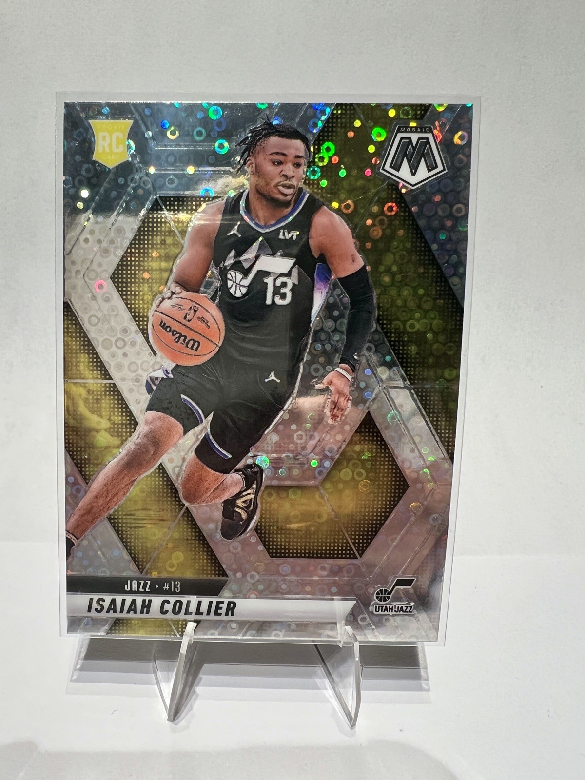 2024-25 Mosaic Isaiah Collier Mosaic Fast Break Rookie RC #222 Jazz