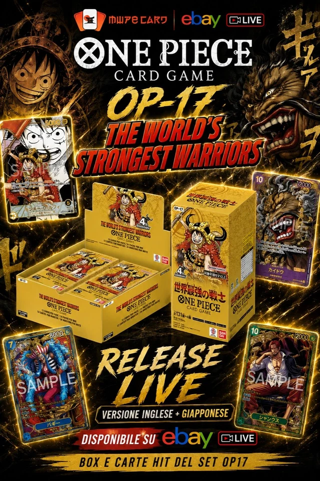 [SPECIAL RELEASE EVENT] OP17 ENG/JAP ASTE RIP&SHIP