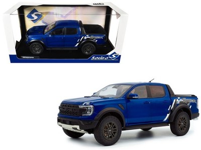 SOLIDO S1813902 FORD RANGER RAPTOR BLUE LIGHTNING 2024 1/18 for